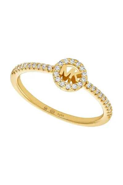 Pozlacený stříbrný prsten Michael Kors