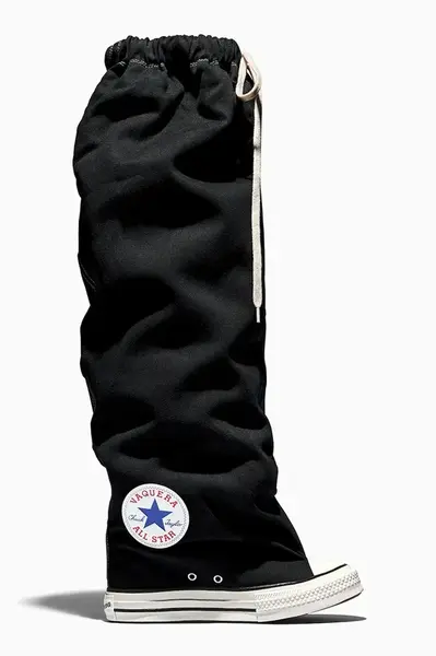 Kecky Converse Converse x Vaquera Chuck Taylor All Star Wedge XX-HI černá barva, A17691C