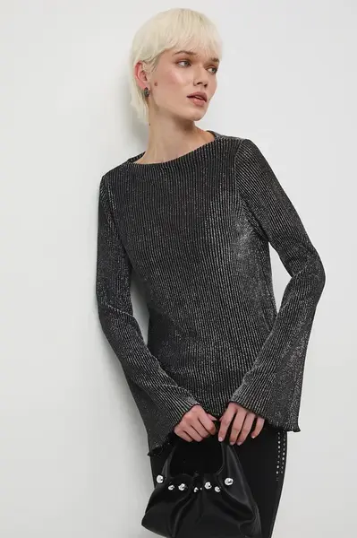 Tričko s dlouhým rukávem Medicine dámské, stříbrná barva