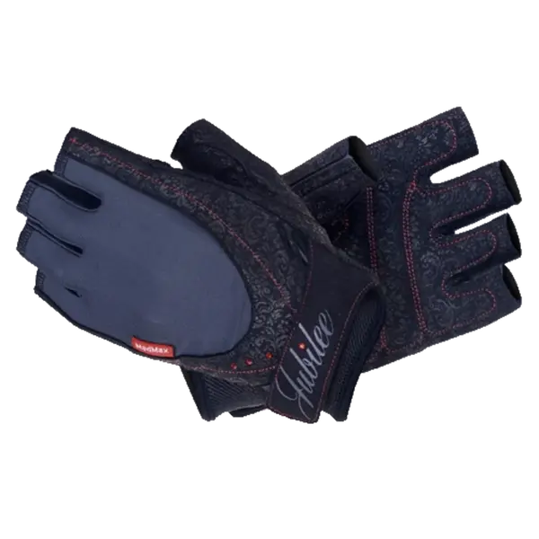 MadMax Rukavice Jubilee se Swarovski kamínky MFG740 černé - L