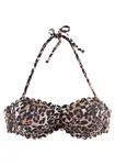 LASCANA Bikinový top 'Lexa'  hnedá