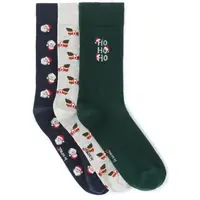 CELIO XMISOSANTA Pánske ponožky v darčekovom balení, tmavo modrá, veľkosť