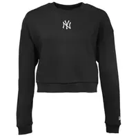 New Era NEW YORK YANKEES MLB MIDI LEAGUE ESSENTIAL CROPPED SWEATER Dámská mikina, černá, velikost