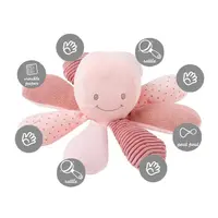 Nattou Hračka chobotnička edukační 8 aktivit Lapidou pink