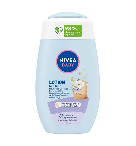 Nivea baby Bed Time Tělové mléko 200 ml