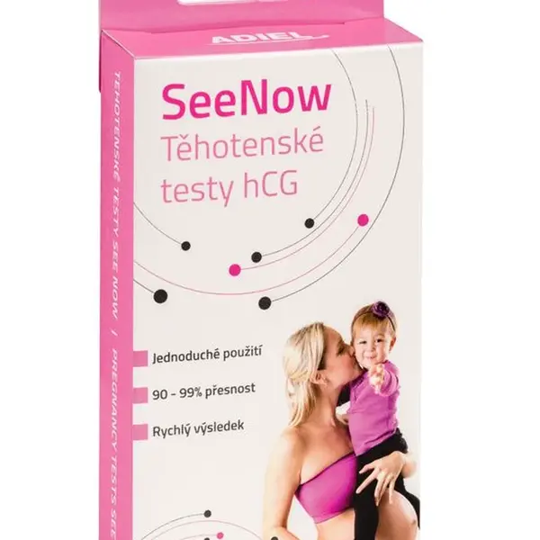 Adiel SeeNow těhotenské testy hCG 5 ks