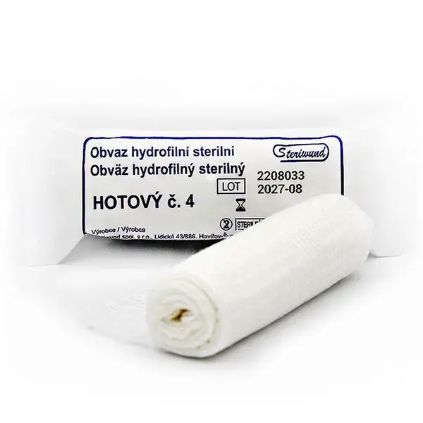 Steriwund Obvaz hotový sterilní č. 4 1 ks