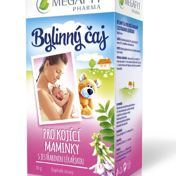 Megafyt Bylinný čaj pro kojící matky s jestřabinou lékařskou porcovaný čaj 20x1,5 g
