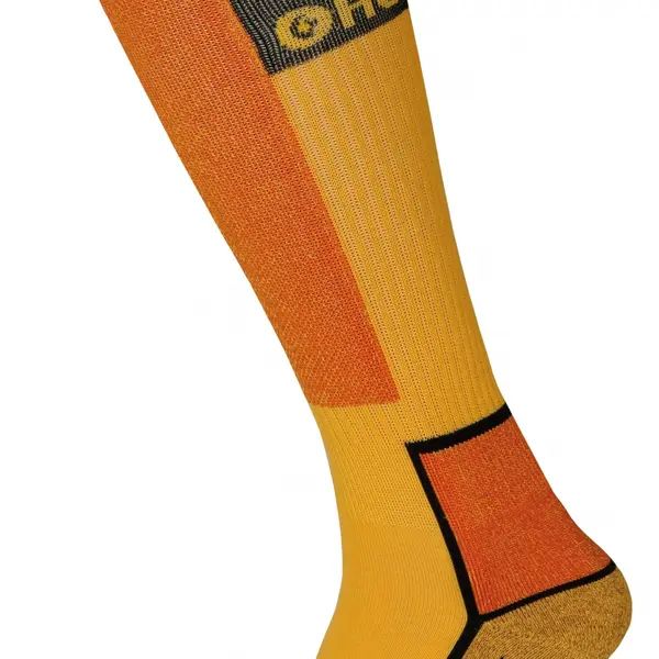 Husky Snow-ski M (36-40), žlutá/černá Podkolenky
