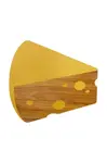 Servírovací deska na sýry Balvi Maasdam 1,8 x 28 x 30 cm žlutá barva