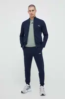 Bavlněná tepláková souprava Fila tmavomodrá barva