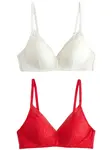 Next Podprsenka  červená / biela