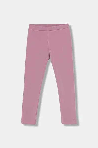 Dětské legíny United Colors of Benetton růžová barva, 3K1CCF03M