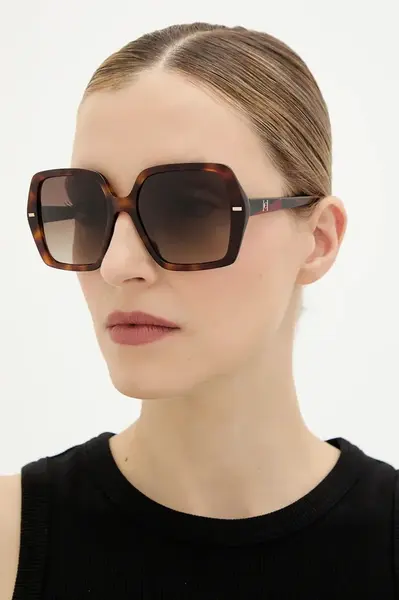 Sluneční brýle Carolina Herrera dámské, hnědá barva, HER 0332/G/S