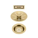 Blanco InFino odtoková súprava s C-prepadom, saténové zlato Gold Edition 203476