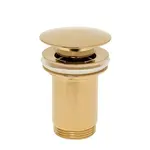 Alca INDIVIDUAL celokov.umýv. click-clack zlatá matná A392-G-B