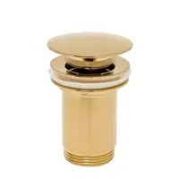 Alca INDIVIDUAL celokov.umýv. click-clack zlatá matná A392-G-B