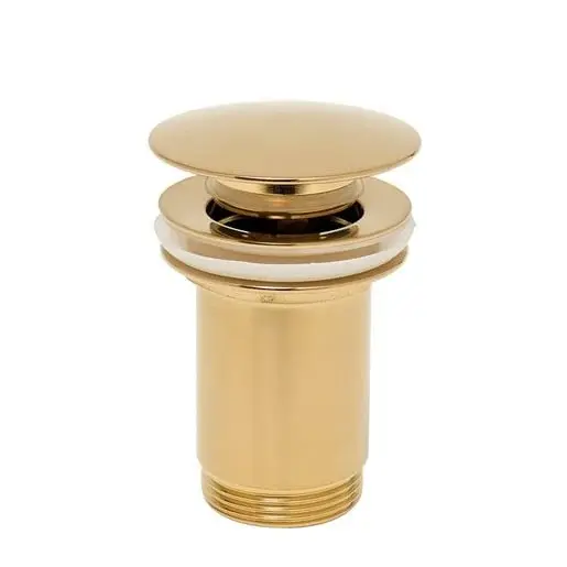 Alca INDIVIDUAL celokov.umýv. click-clack zlatá matná A392-G-B