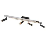 Trio Zeno stropné svetlo hliník 648310505 TR648310505