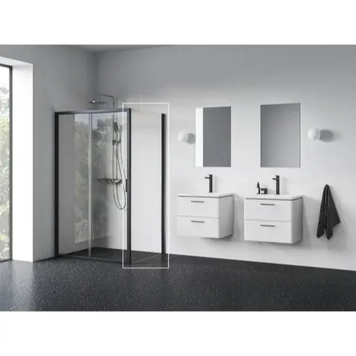 Ravak Blix II bočná zástena k sprchovacím dverám 100x100 cm 9BMA0300Z1