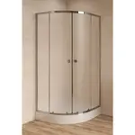 Sprchový kút štvrťkruh 90x90 cm SAT Project SIKOMUS90CRCH