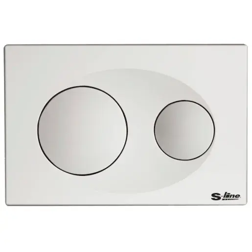 Ovládacie tlačidlo S-Line plast biela mat P40-0130