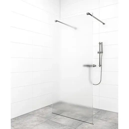 Sprchová zástena Walk-in 90 cm SAT vo farbe profilu Gun metal SATBWI90MSZAVGM