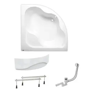 Rohová vaňa Laguna Syntia Plus 150x150 cm akrylát ľavá aj pravá SIKOSY1500ANP