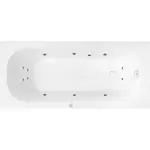 Masážna vaňa SIKO Mika 180x80 cm BASIC akrylát pravá SIKOHMBMIKA180P