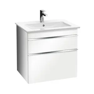 Villeroy & Boch Venticello kúpeľňová skrinka pod umývadlo 55,3x50,2x59 cm biela lesk A92301DH