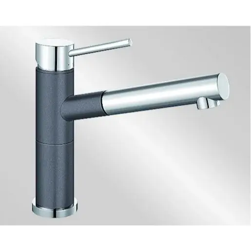 Blanco Alta - S Compact drezová batéria s vyťahovacou sprškou šedá skala / chróm 518809