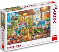 Puzzle Malířský ateliér 2000 dílků - Neznámý