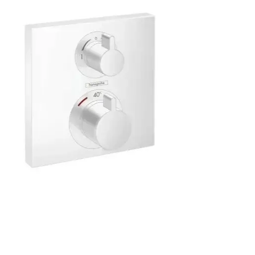 Hansgrohe Ecostat sprchová a vaňová batéria bez podomietkového telesa matná bílá 15714700