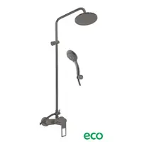 RAV SLEZÁK Nil sprchový systém kartáčovaná metal grey nl282.5/7-1mgk NL282.57-1MGK