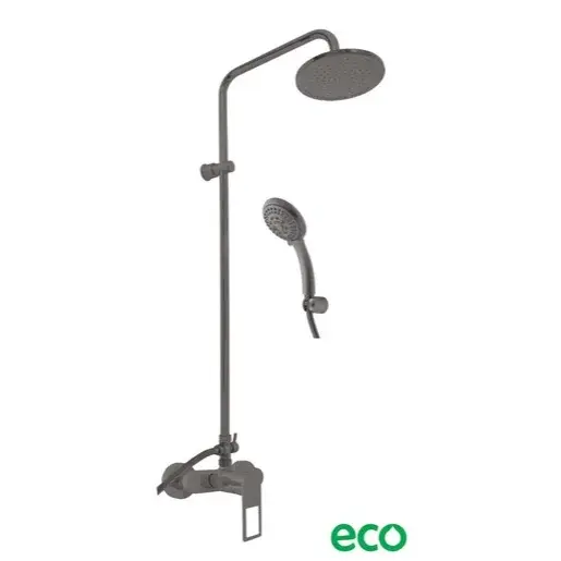 RAV SLEZÁK Nil sprchový systém kartáčovaná metal grey nl282.5/7-61mgk NL282.57-1MGK