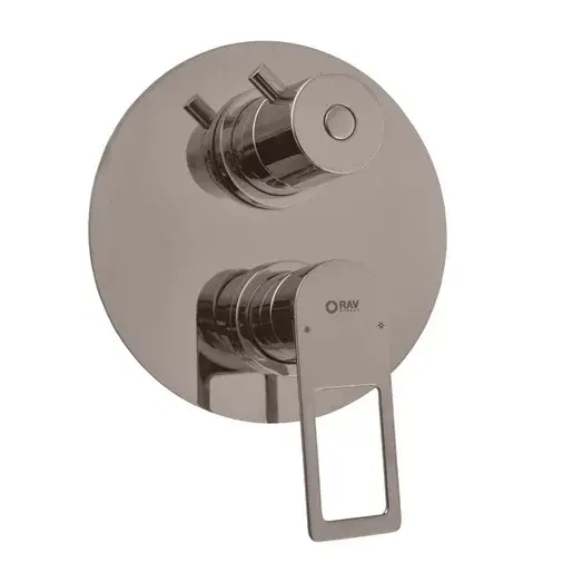 RAV SLEZÁK Nil sprchová a vaňová batéria vrátane podomietkového telesa metal grey NL287.3MGL