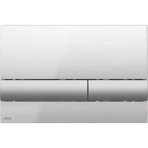 Ovládacie tlačidlo Alca plast chróm lesk M1713