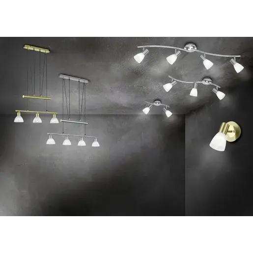 LED závesné osvetlenie Trio Levisto nikel 371010407