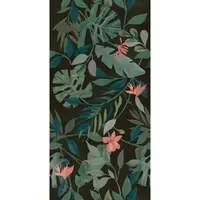 Dlažba Fineza Fiore motif black 60x120 cm FIO930K