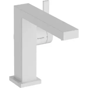 Hansgrohe Tecturis E umývadlová batéria s výpusťou matná biela 73023700