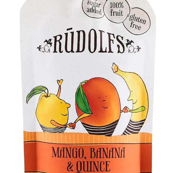 Rudolfs Mango, banán a kdoule BIO kapsička 110 g