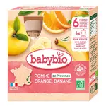 Babybio Jablko, pomeranč a banán kapsička 4x90 g