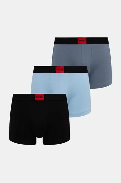 Boxerky HUGO TRUNK TRIPLET GALAXY 3-pack