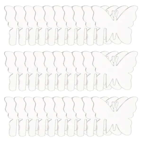 60Pcs Acrylic Wine Glass Charms