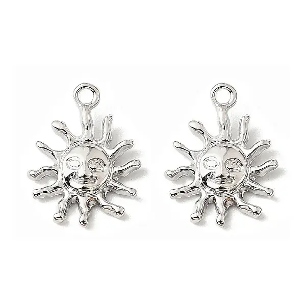 Brass Micro Pave Cubic Zirconia Pendants