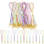 42pcs 7 Colors Braided Nylon Cord Mobile Straps