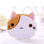 Cute Cat Velvet Zipper Wallets with Tag Chain