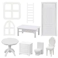 20pcs 9 styles Plastic Furniture Dollhouse Home Decorations