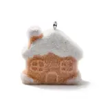 Christmas Flocky Opaque Resin Pendants