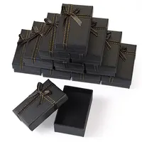 Cardboard Paper Storage Ring Boxes with Velvet Inside